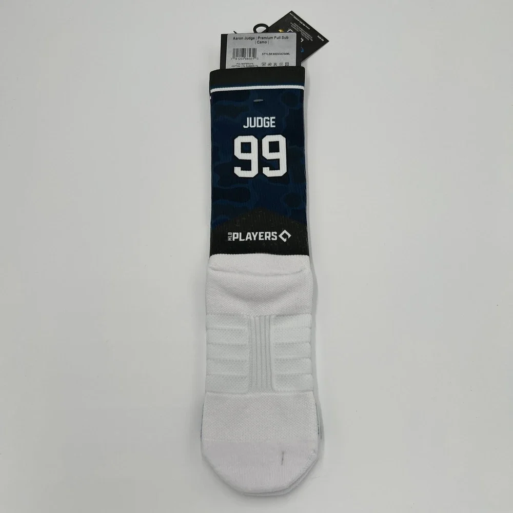 Strideline‎ Aaron Judge New York Yankees Camo Premium Full Sub Socks M/L NWT